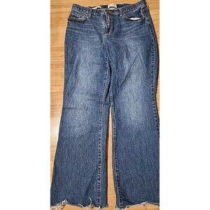 Universal Thread Women's Size 12/31R Blue Vintage Straight Stretch Denim Jeans